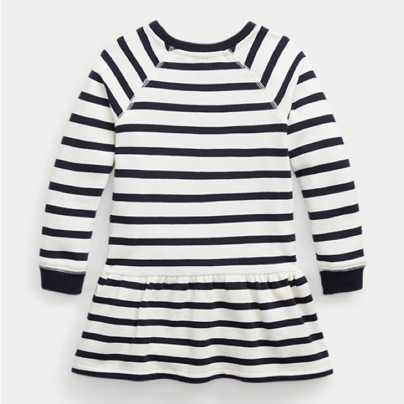 POLO Ralph LAUREN Polo Bear Cotton Fleece Dress for kids - Picture 10 of 10